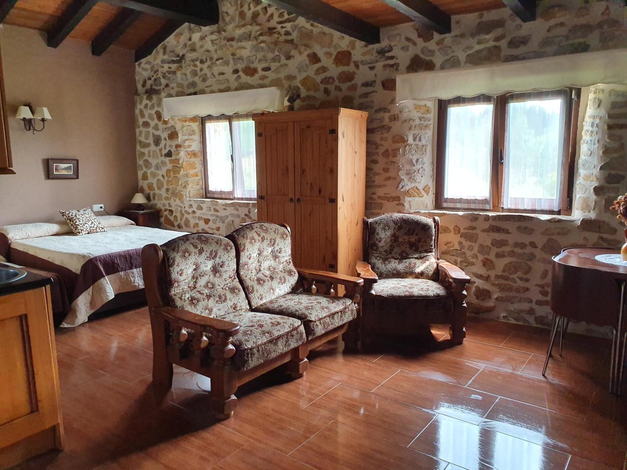 Apartamentos Rurales Larrago ブストゥリア エクステリア 写真